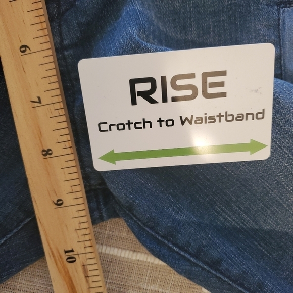 Soho Size 8 Cotton Blend Patchwork Leggins Stretchy Denin - Picture 12 of 13